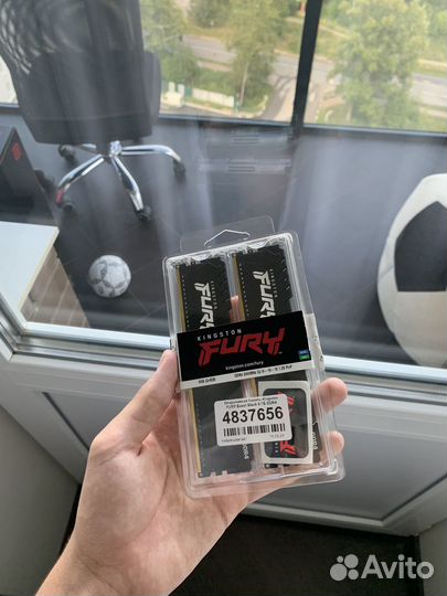 Оперативная память DDR4 (2x4gb) 8gb 2666MHz HyperX