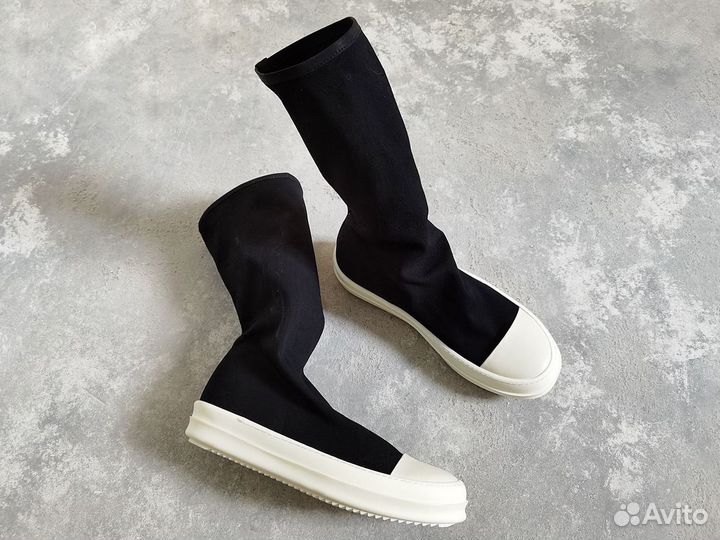 Rick owens кеды drkshdw SS24 lido high sock