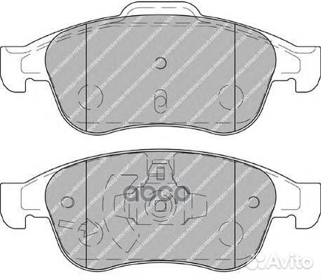 Колодки тормозные дисковые FDB4180 Ferodo
