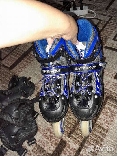 Роликовые коньки детские раздвижные