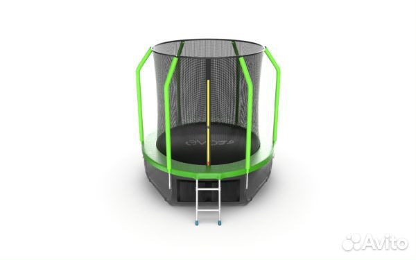 Батут EVO jump Cosmo 6ft (Green) + нижняя сеть