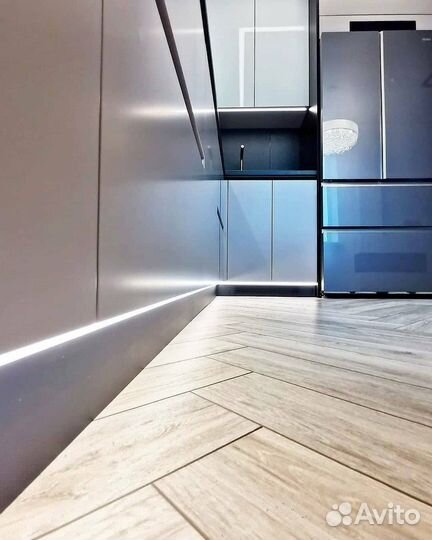 Прямая кухня на заказ под ключ цех в Москве