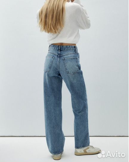 Lime джинсы relaxed fit 36