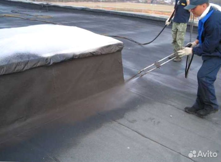 Гидроизоляция крыши жидкой резиной