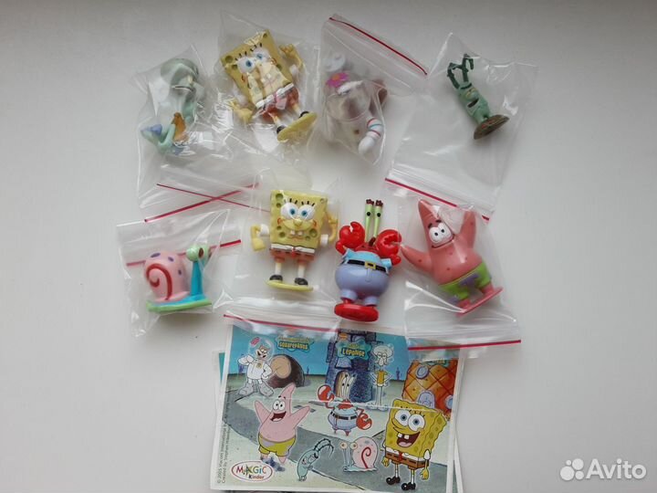Киндер сюрпириз Спандж Боб Сквеа Пэнтс
