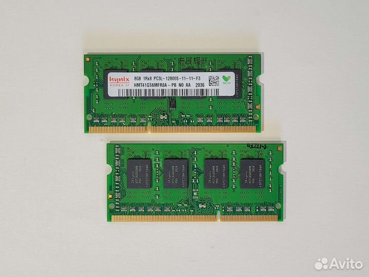 Hynix ddr3l 8gb 1600Mhz