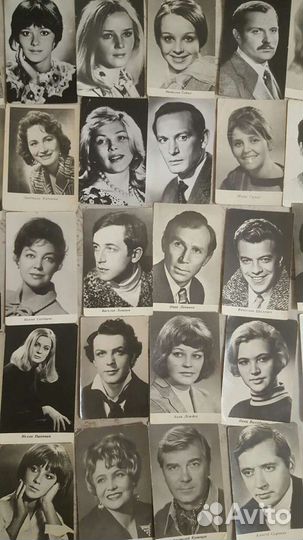 Фото открытки с артистами СССР