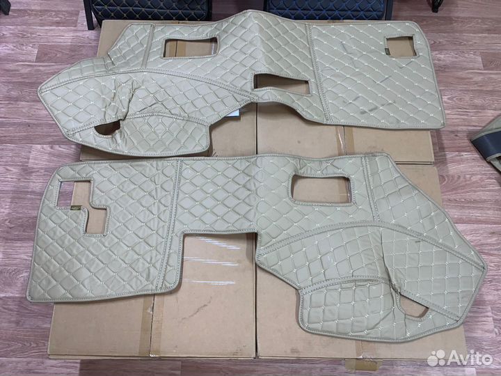 Ковры багажника Lexus LX570 7 мест (бежевые)