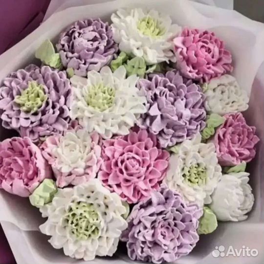 Зефирные цветы