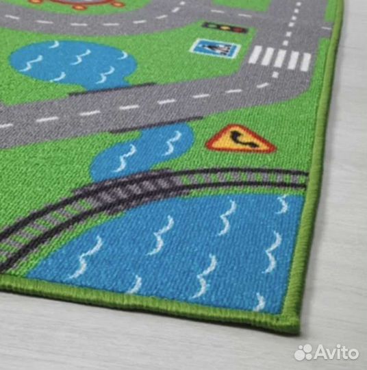 Ковёр сторабу, размер 75х133 см, цвет зелёный