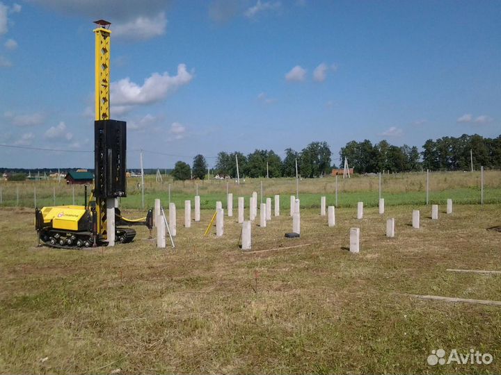 Фундамент на жб сваях