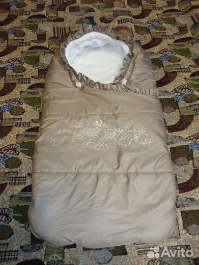 Зимний конверт в коляску