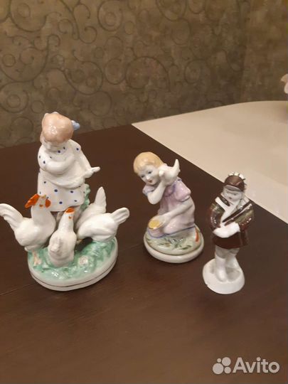 Фарфоровые статуэтки СССР Дулево зхк Бронницы