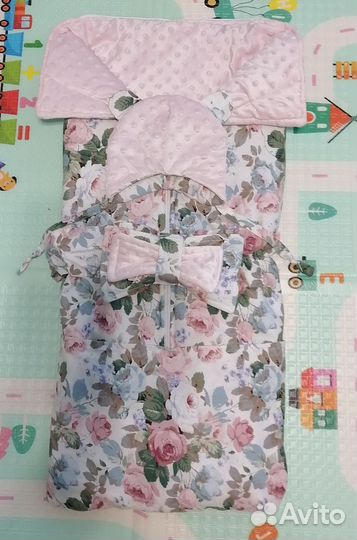 Конверт на выписку для девочки осень