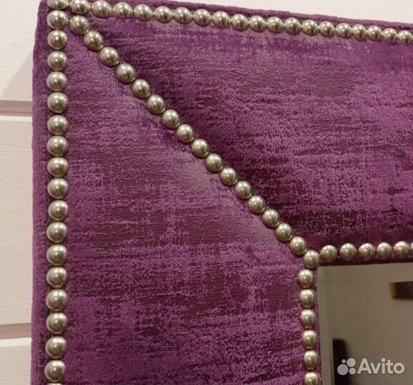 Напольное велюровое зеркало с креслом