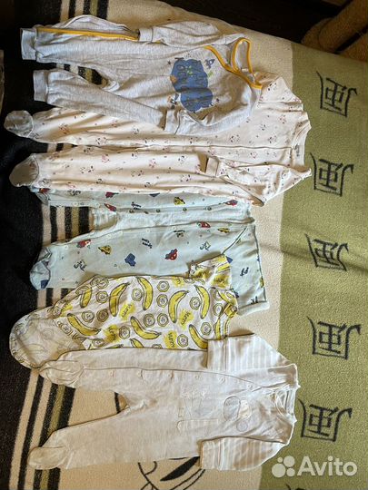 Большой пакет детский вещей 56-80 см