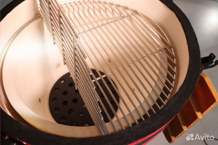 Керамический гриль Start Grill PRO 56 см красный