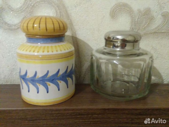 Чайница с росписью винтаж