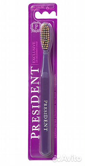 President. Зубная щетка Exclusive средней жесткост