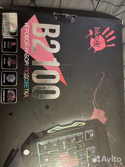 Комплект: Игровая клавиатура и мышь bloody