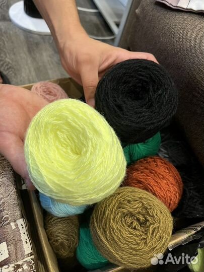 Пряжа шерсть + акрил