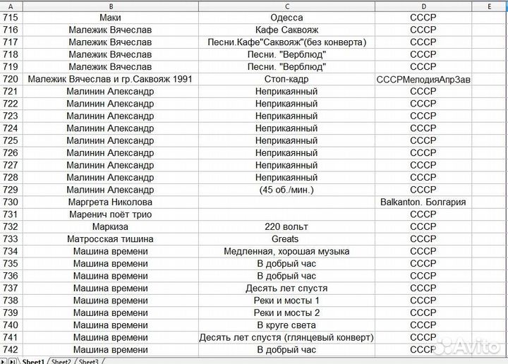 Грампластинки 4 из 5 на 23.07.23 (959)