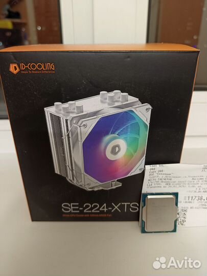 Процессор intel core i5 12400f с куллером