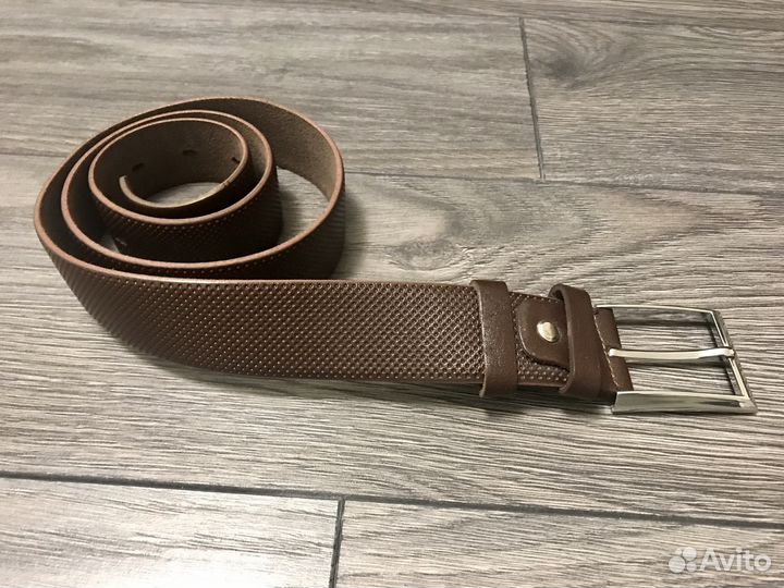 Ремень мужской коричневый классический