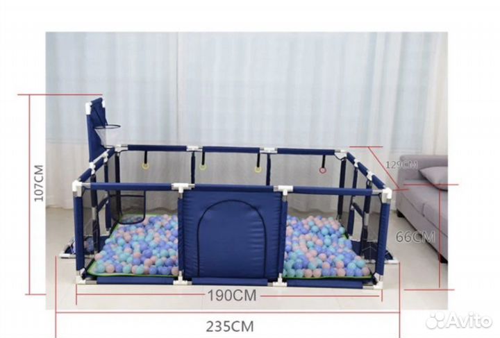 Новый большой манеж усиленный