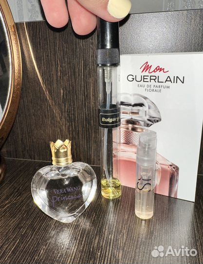 Набор Vera wang guerlain Armani bvlgari духи