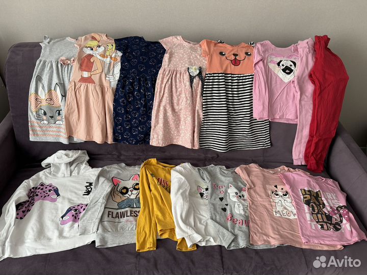 Пакет вещей для девочки 116