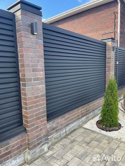 Забор жалюзи под заказ