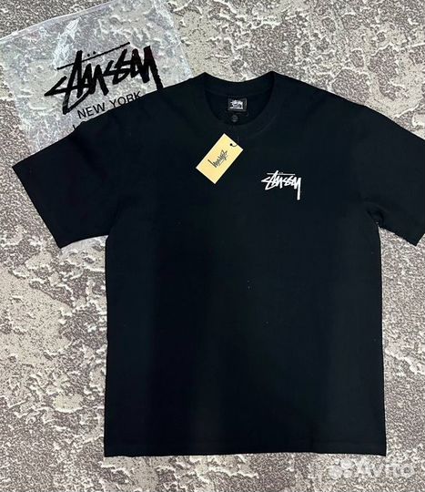 Футболка Stussy Low Tide Black Оригинал