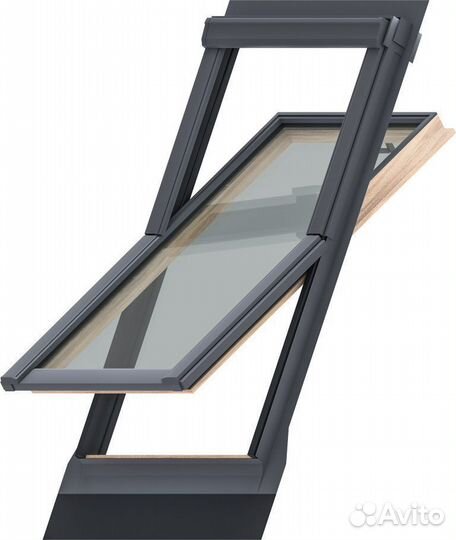 Деревянное мансардное открывающееся окно Monsari P