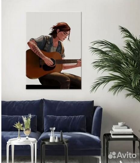 Картина по игре Одни из нас 2 Элли