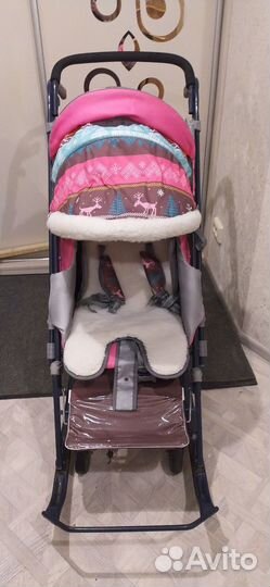 Санки коляска ника 7 3