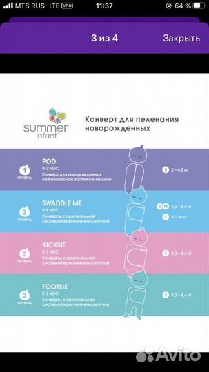 Пеленка кокон на молнии