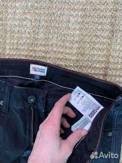 Джинсы черные tommy hilfiger