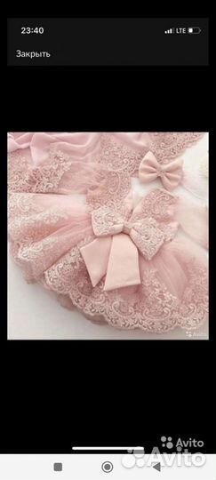 Платье для девочки 80