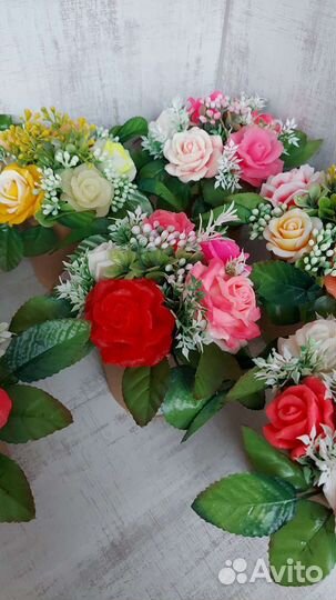 Букет из мыла ручной работы