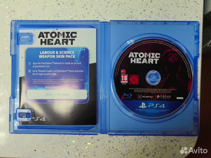 Atomic heart ps4 диск