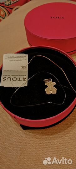 Кулон серебро tous