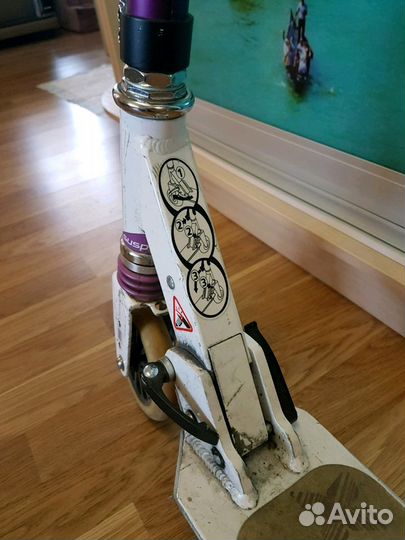 Самокат Oxelo med 5 с амортизатором