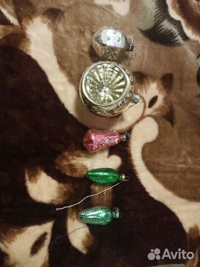 Игрушки ёлочные советские