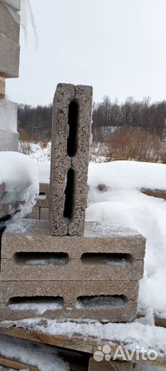 Керамзитобетонный блок