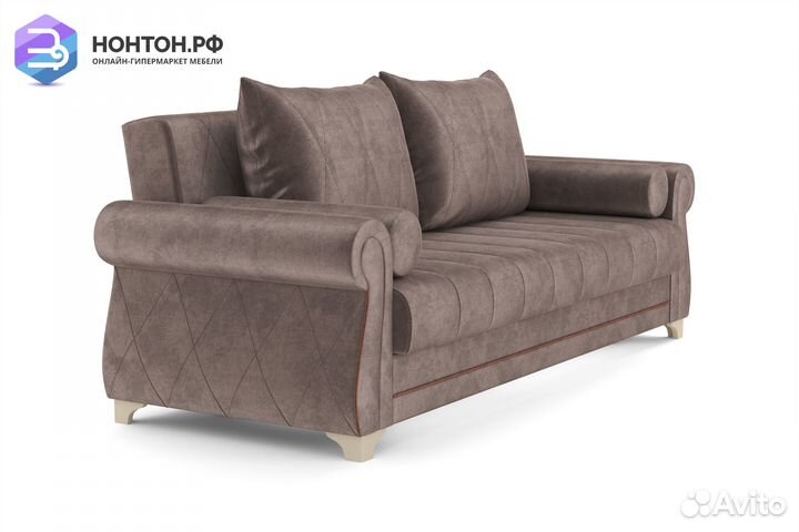 Диван книжка Порто М коричневый