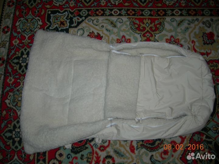 Конверт прогулочный из овчины