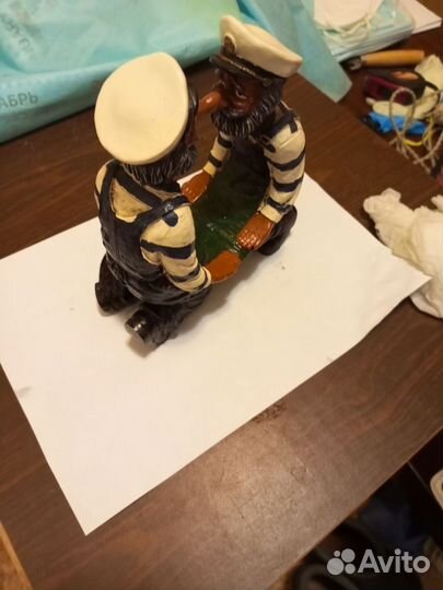 Фигурка декоративная гипс крашеный