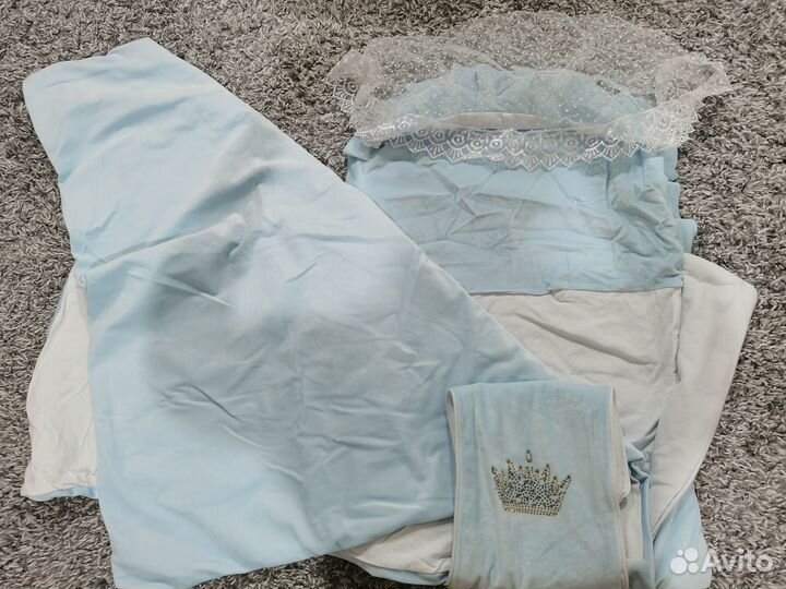 Конверт на выписку для мальчика весна/ осень