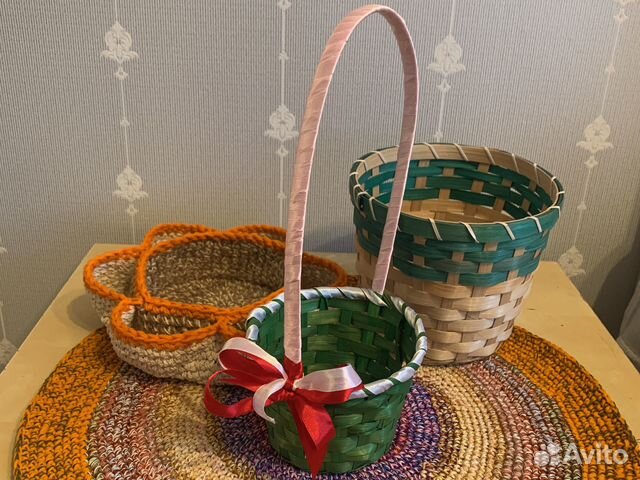 Корзина плетеная для подарков